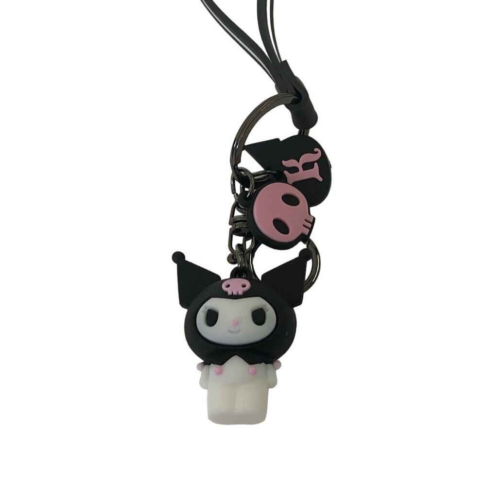 Hello Kitty Keychain Bag Charm Wristlet Anime NEW